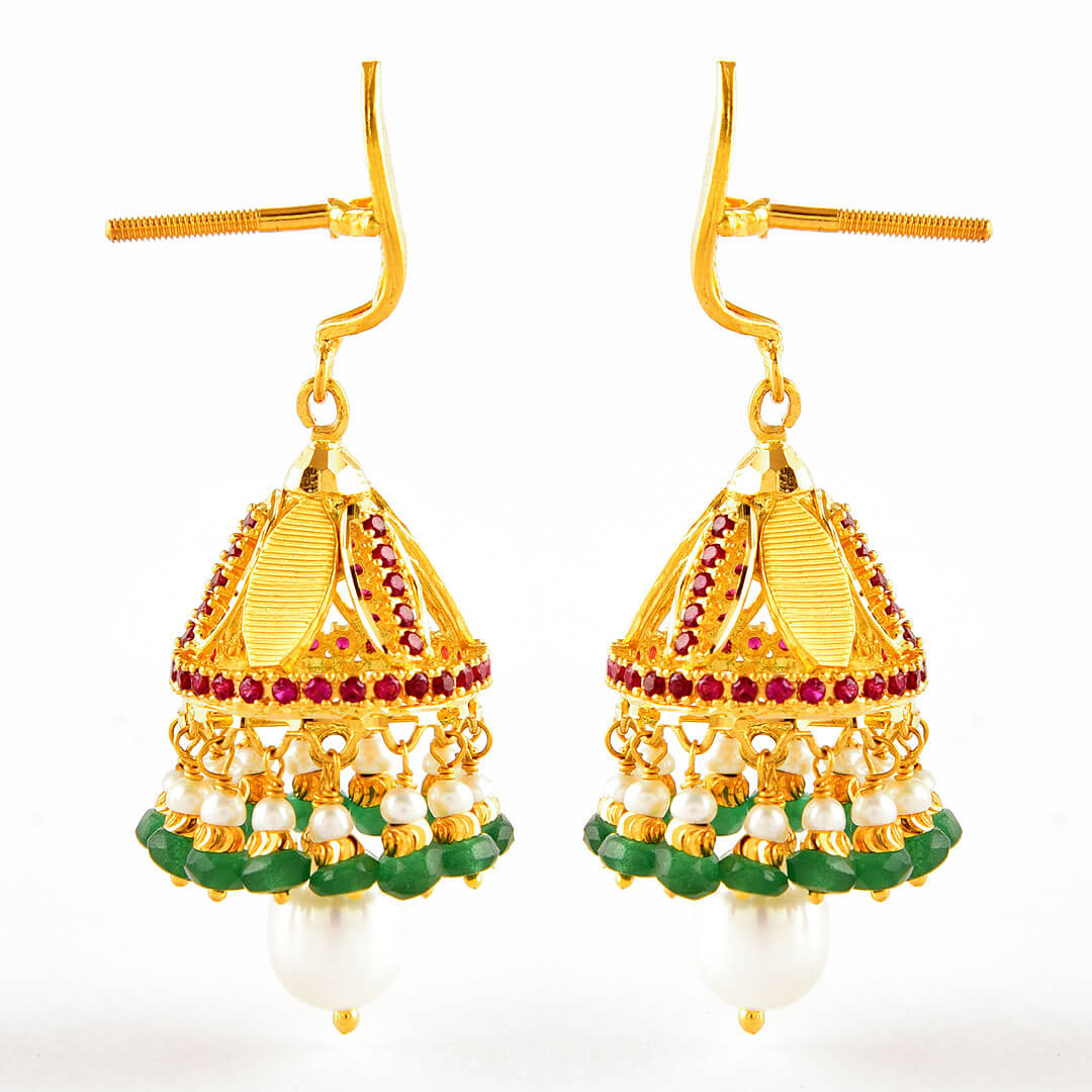 Gold Jhumka