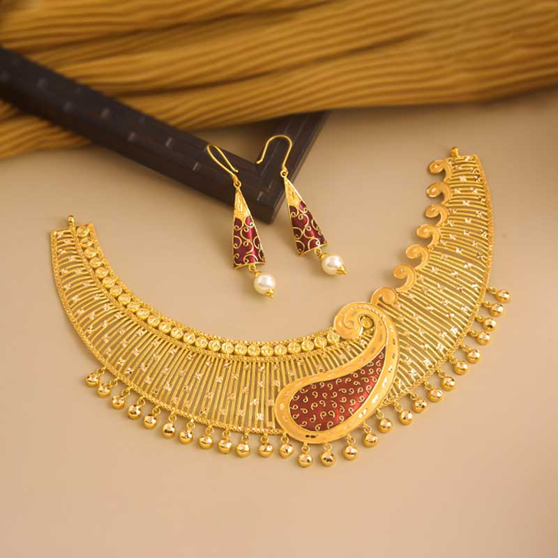 Gold Necklace image 9