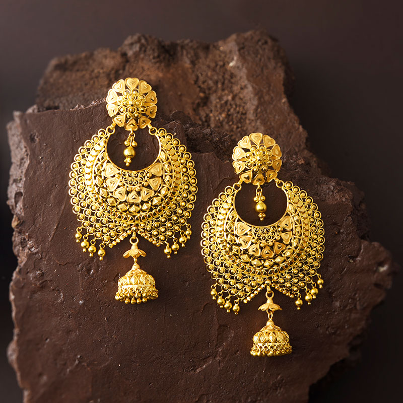 Gold Earrings image 9